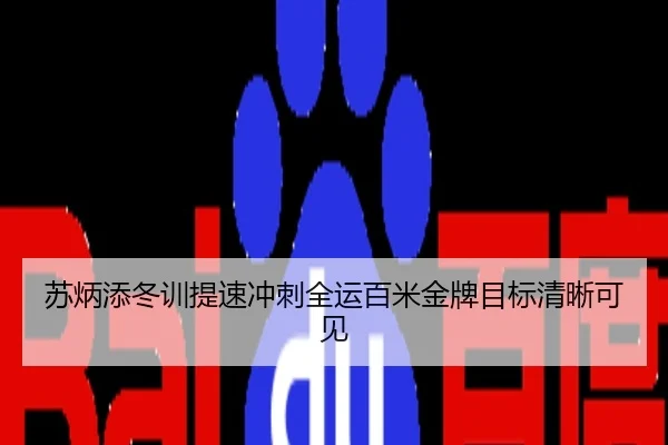 苏炳添冬训提速冲刺全运百米金牌目标清晰可见